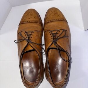 Allen Edmonds Strand Men's Size 9 D Cap Toe Oxford Walnut Leather Shoes 1635